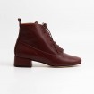 Laced ankle boot in dark brown Naguisa Bellver