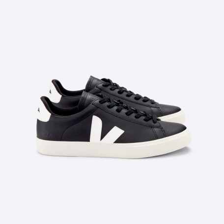 Sneaker Campo chromefree leather black white