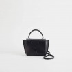 Black mini leather bag Montalcino ATP Atelier