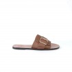 Flat sandal Brienza ATP Atelier Khaki Brown