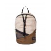 Erland lightweight backpack khaki and beige